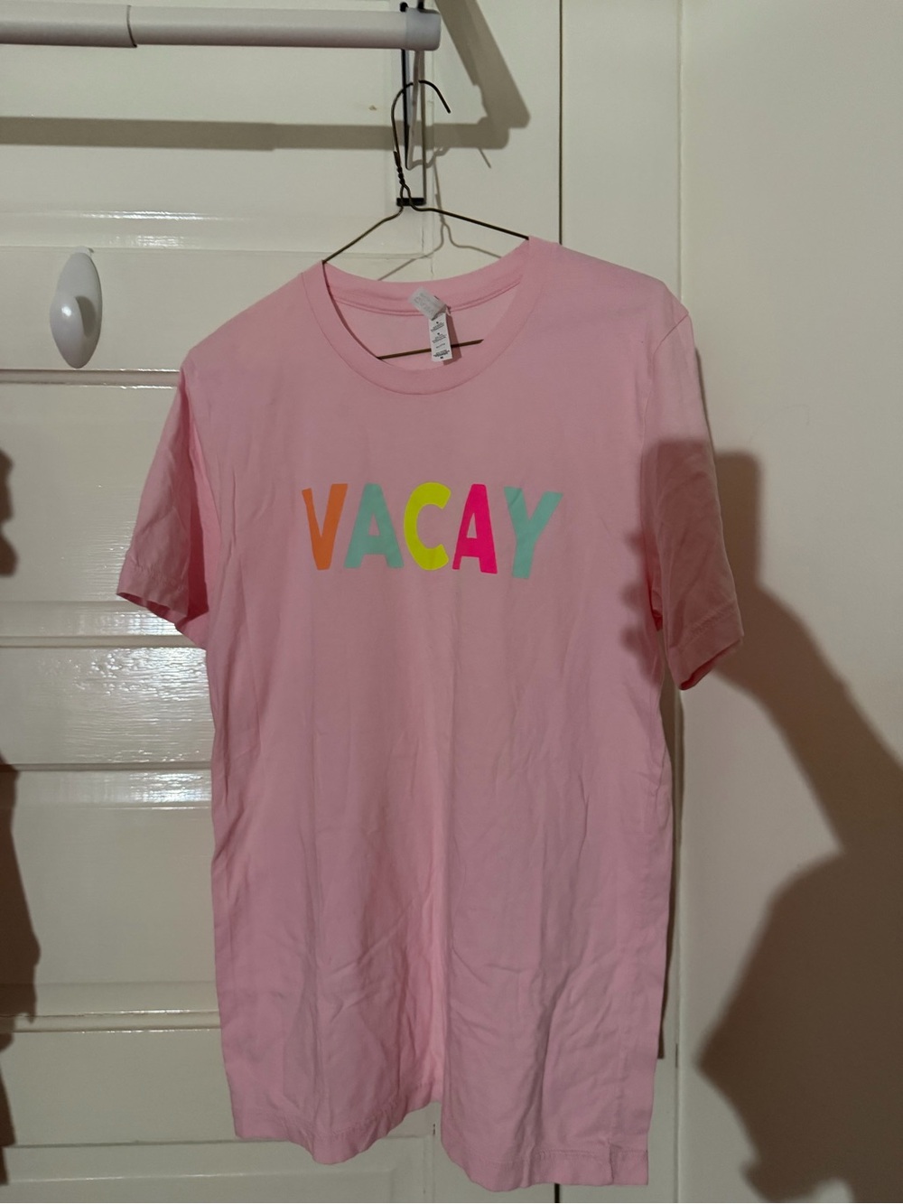 Bella Canvas Pink "VACAY" Short Sleeve Tee